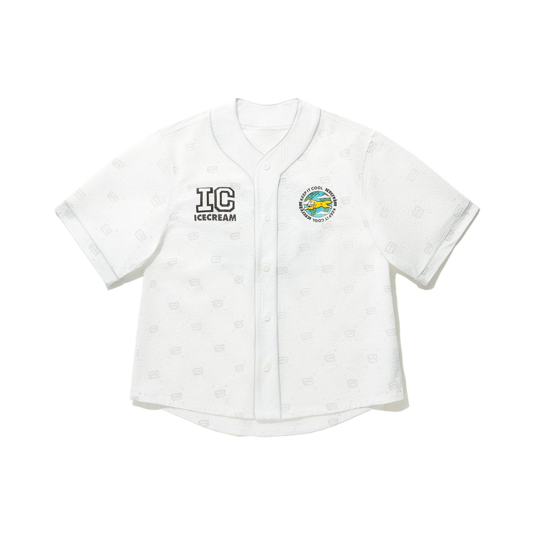 Li Ning x ICECREAM Футболка Мужская Стандартная Белый Антарктический Серый AFDUA21-2 XL