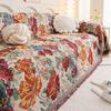 Ethnic Style Sofa Cover Blanket All Cover Geometric Floral Pattern Jacquard Sofa Cover Upholstered Sofa Seat Covers S074