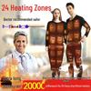 Unisex USB-Charged Heated Underwear Set for Full Body Warmth and Cold Protection