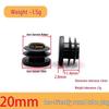 Bouchon d'extrémité rond en PE pour tube - Bouchon d'étanchéité et anti-poussière en plastique pour tuyaux, Plusieurs tailles disponibles