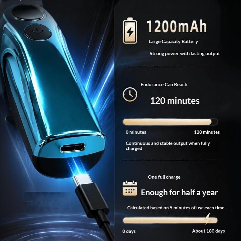 Hair Cutting Set With Digital Display Men'S Electric Push Hair Salon Household Carving Oil Head Use