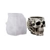 Flexible Silicone Skull Shape Molds Resin Jewelry Candle Holder Decorative Succulent Planter for Home Office Decorating