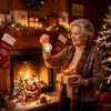 Weihnachtskugeln Warmes Licht Winter Saisonale Story Dekorationen Weihnachtsdekorationen für Feiertagsparty Zuhause Wohnzimmer Schlafsaal