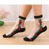 Damen Sommer Dünne Allround Rutschfeste Atmungsaktive Verschleißfeste Mittelhohe Kristall Socken