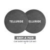 For KIA Car Interior Coasters Water Cup Slot Non-Slip Mat Shockproof Pad Soul Stonic Picanto Proceed Sorento Cerato Sedona rnqt40