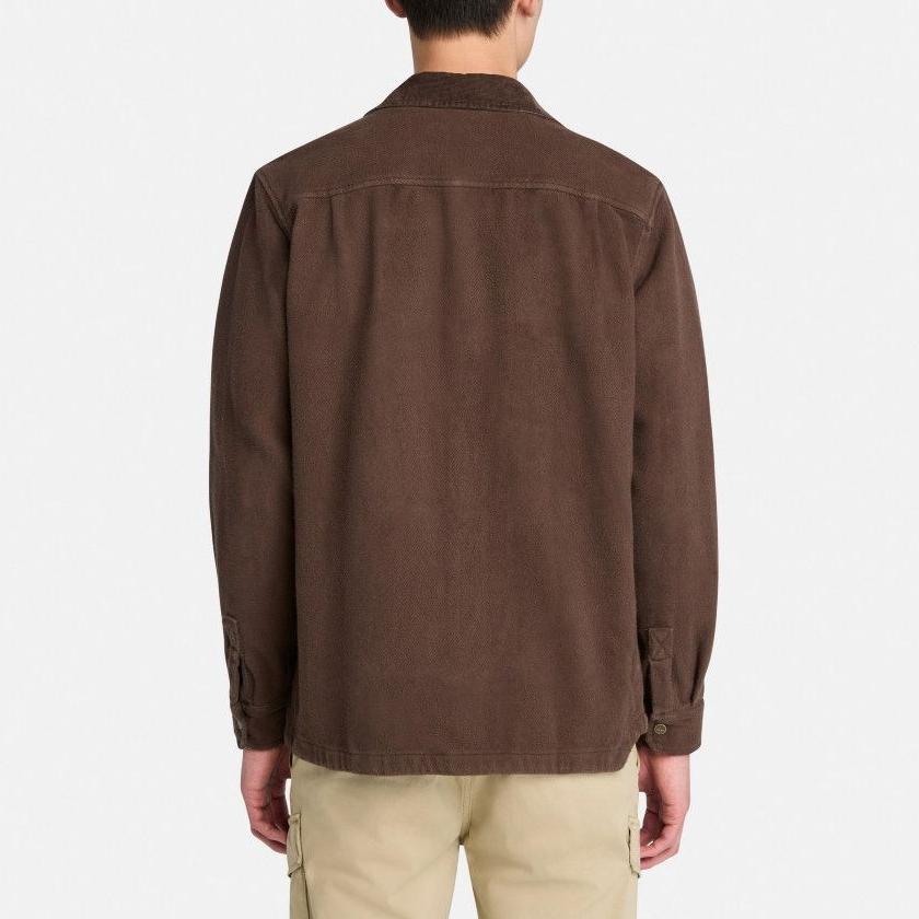 Timberland FW/AW25 Ciepła Oddychająca Jednokolorowa Kurtka Polo Męskie kurtki A6N73243