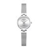 Imported in BERING Classic Diamond Sapphire 316L Surgical Stainless [Officially Japan] Women's Watch, Silver, Crystal, Scratch-Resistant Steel,