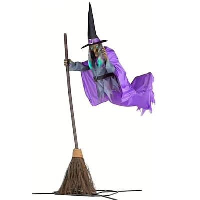 Halloween Decoration Voice Control Witch Large Hanging Luminous Soundmaking Bar House Horror Decoration