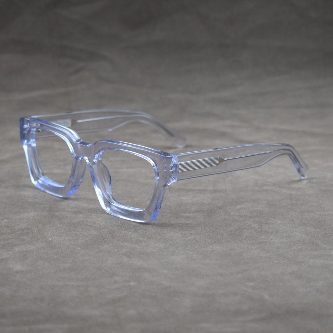 

Thick Frame Oversized Myopia Glasses Ultralight Acetate Material Big Square Anti Blue Light Eyeglasses Student Minus Points -1.5 Myopia-3