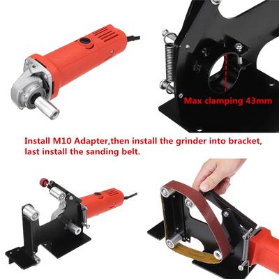 Obróbka drewna Elektryczna Szlifierka Kątowa Szlifierka Taśmowa Metal Drewno Pas Szlifierski Adapter do Szlifierki Kątowej 100 Polerowanie Metalu 543x30mm