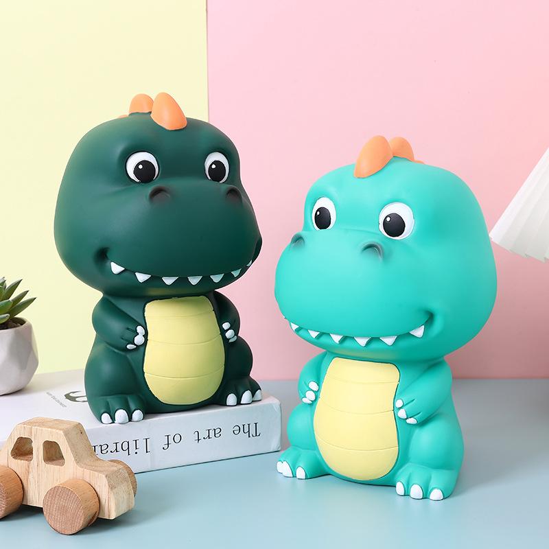 1 Piece Lovely Money Pot Decorative Storage Container Dinosaur Piggy Bank Vinyl Safe Creative Saving Box Gift For Girls Birthday
