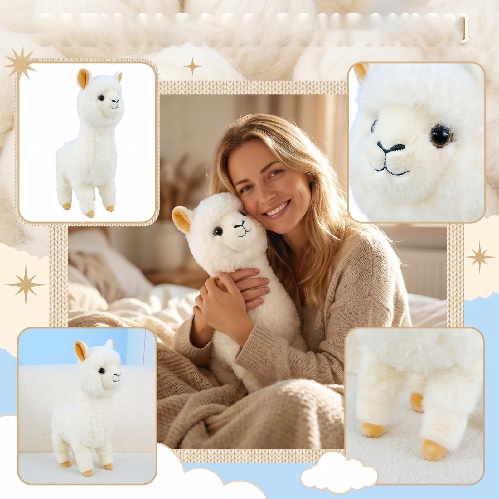 

Cute Skeleton Simulation Doll Plush Toy Sleeping Pillow Cultural And Creative Doll Cloth Doll Ornament One Size білий