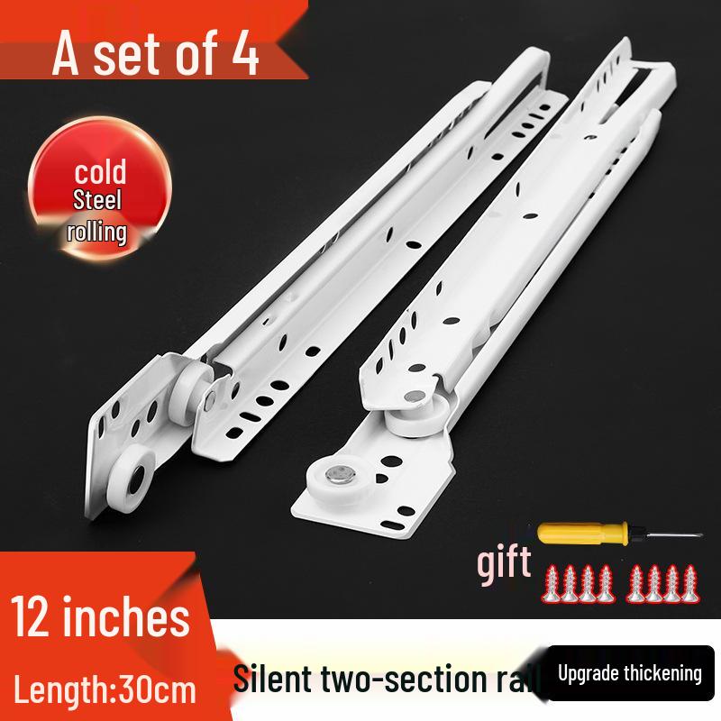 

Двухсекционные боковые направляющие для ящика прикроватной тумбочки conventional