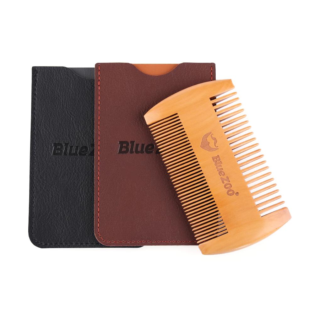Makeup Card Package Pocket Size Hair Mustaches Brush Double Side Fine Coarse Teeth Beard Comb