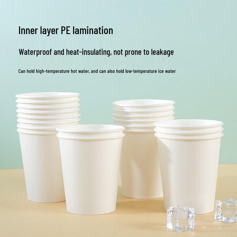 Penguin Tuan Tuan 210ml Disposable White Plastic Cups