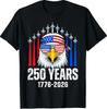 T-Shirt Aquila Patriottica USA 250° Anniversario 250° 4 Luglio 2026