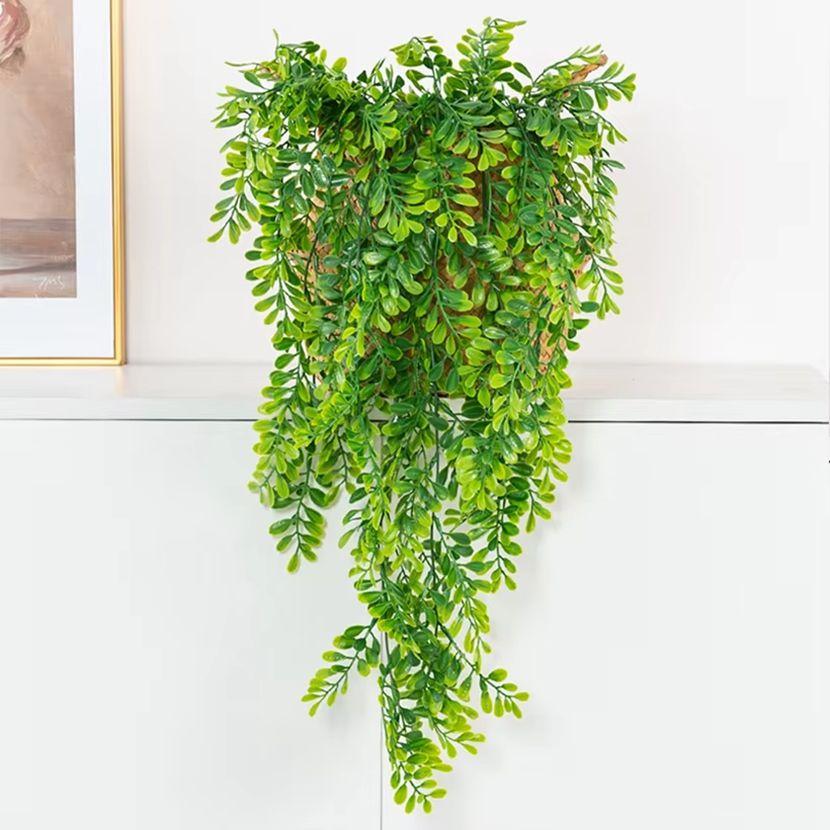 1Pc Fern Rattan Artificial Plastic Plants Home Table Windowsill Wall Hanging Christmas Wedding Arch Diy Balcony Decorative Props