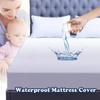 Super Waterproof Bed Fitted Sheet Solid Color Bed Mattress Cover Septuria Waterproof Bed Protector Cover Bedding No Pillowcases