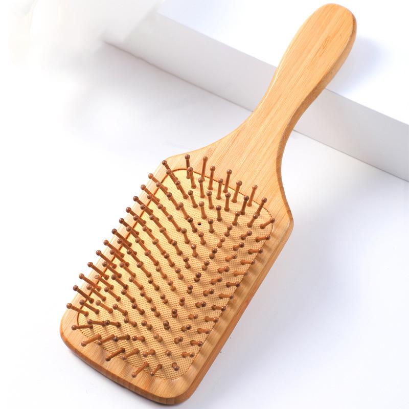 Wooden Cushion Hair Brush - Scalp Massage Comb For Home Use Cushion Comb