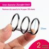 Six-Hole Metal Binder Rings - Multi-Hole Loose Leaf Binding Clip