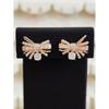 Volare Savezone03 Cubic Frill Ribbon Decorated Needle Earrings 2 Colors Savsss1493 (13192696)