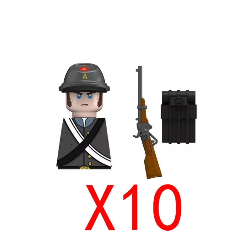 Medieval Military Building Blocks Solider Figures Gifts Weapons Shields Helmets Lionheart Teutonic Knights Militiaman Farmer MOC