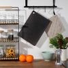 Black Granite-Effect Plastic Cutting Board 33x23cm