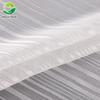 Silver Silk Chiffon Crinkle Wide Strip Fabric for Headscarf or Hanfu Costume
