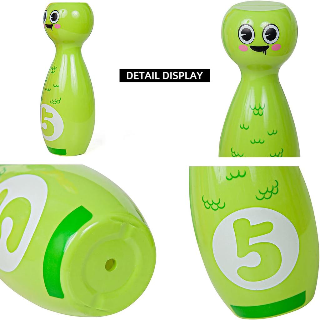 Baby Cartoon Bowling Set Education Toys For Kid Toddlers Number Learning Outdoor Sports Interactions Games Toy For Children Gift