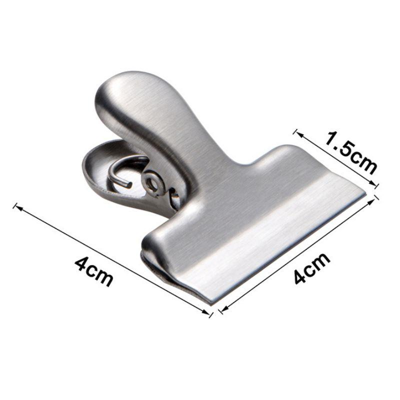 

Metal Chip Clips Wide Stainless Steel Food Bag Clips Heavy Duty for Office Kitchen Home Usage Seal Grips on Coffee Food Bread