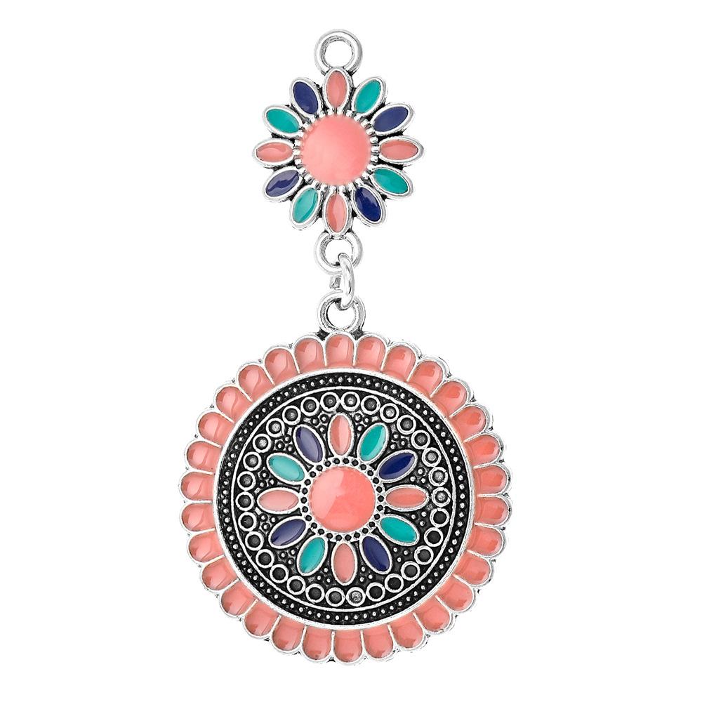 2026 New Arrival Bohemia Enameling Pendants for Women Earrings Necklaces Pendants Charms Jewelry Making DIY Jewelry Accessories