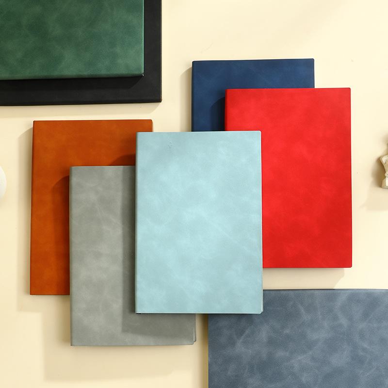 Customized Sheepskin Leather B5 Notebook for Business Meetings