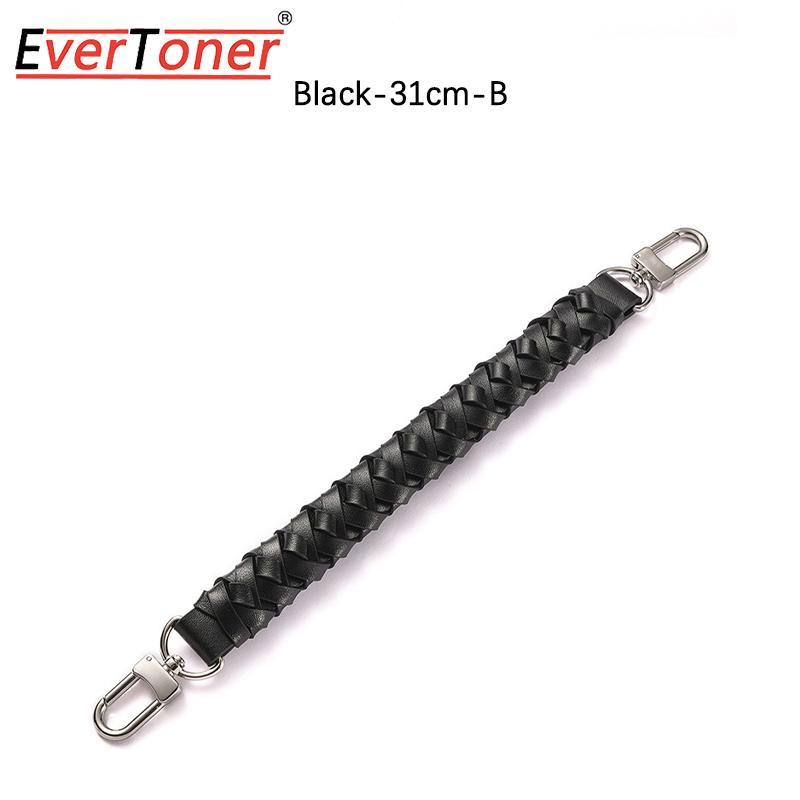 

EverToner Black Woven Braided Handle Strap For Neoeoe Bucket Bag Women Handbag Lady Bucket Bag Purse Tote Accessories