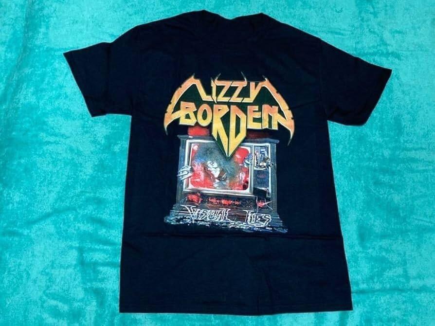 Lizzy Borden Band Visual Lies Shirt Black Unisex S-5XL E1469 Unisex T-Shirt S