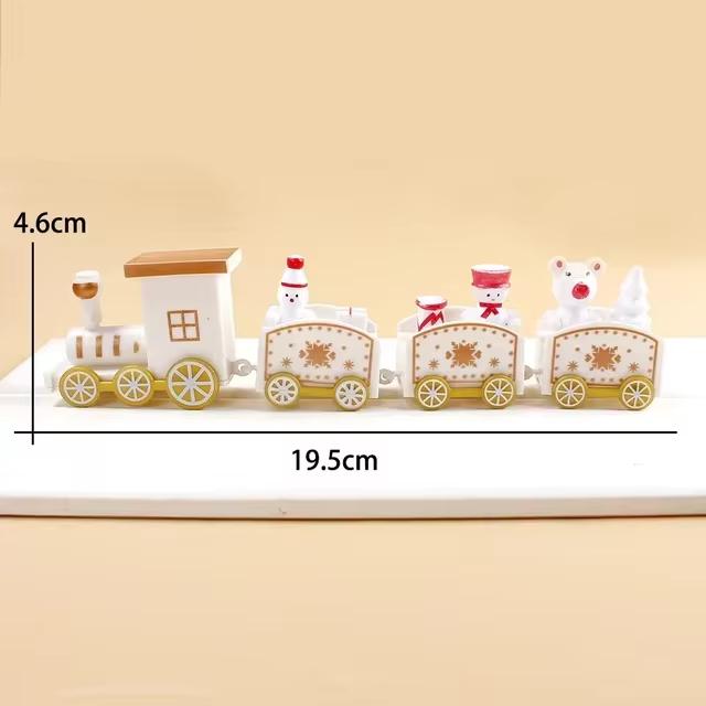 Christmas Plastic Train Decorations Mini Snowman Gingerbread Decorations for Trains Christmas Trains Christmas Decorations Gifts