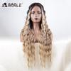 Perruque en Dentelle Synthétique Noble pour Cosplay 30-40 Pouces Longue Perruque Ondulée Perruque Blonde Ombrée Perruque en Cheveux Synthétiques Perruques Pour Femmes Noires Perruque en Dentelle