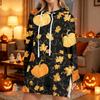 Women's Casual Long Sleeve Halloween Print Hoodie Pullover Top for Fall Festive Wear