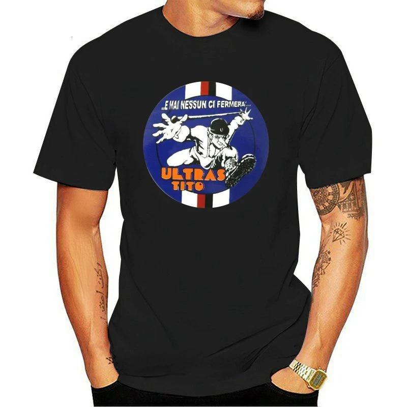 

ULTRAS SAMPDORIA CURVA SUD GENOVA ULTRAS TITO Graphic Tshirts Women Men Summer Fashion Cool Loose Camisetas Tops Tee Ropa Hombre 3XL