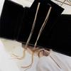 Gold Long Tassel Earrings Thin Thread Statement Women's Hanging Earrings Exaggerated Sexy Ear Accessories Fashion Jewelry