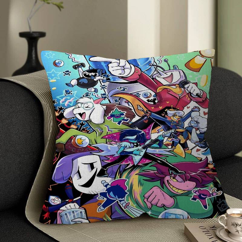 D-Deltarune Anime Pillow Cover For Bedroom Room And Living Room Sofa Decorative Cushion Cover