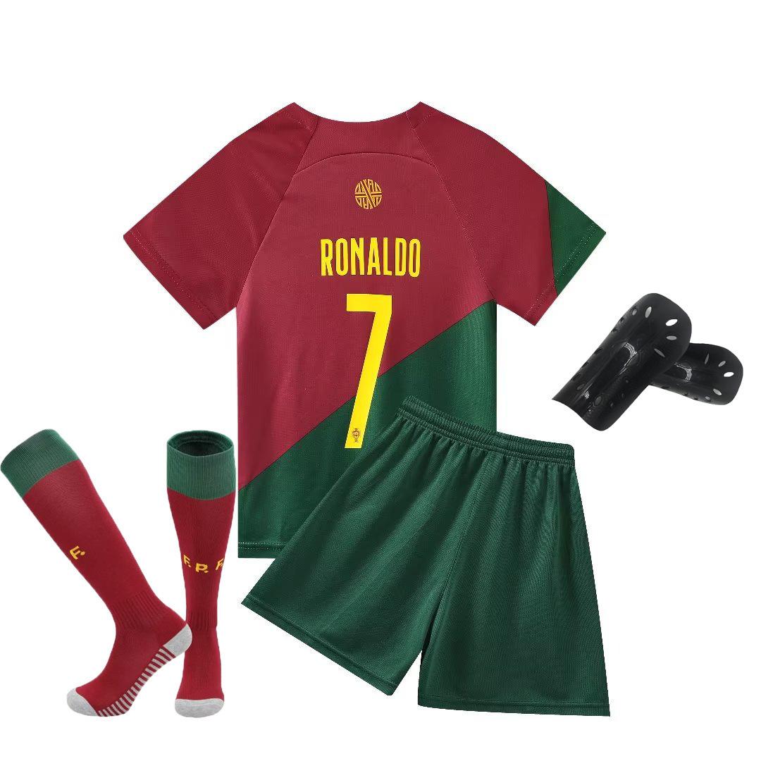 

22-23 Portugal Home Team No. 7 National Team Football Jersey Set Men S Jersey Jersey Children S Clothing 14-2Xl S/170