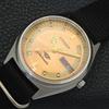 JAPAN VINTAGE CITIZEN AUTOMATIC 8200 MENS GOLDEN COLOR DIAL WATCH a702783-1 R210-a702783