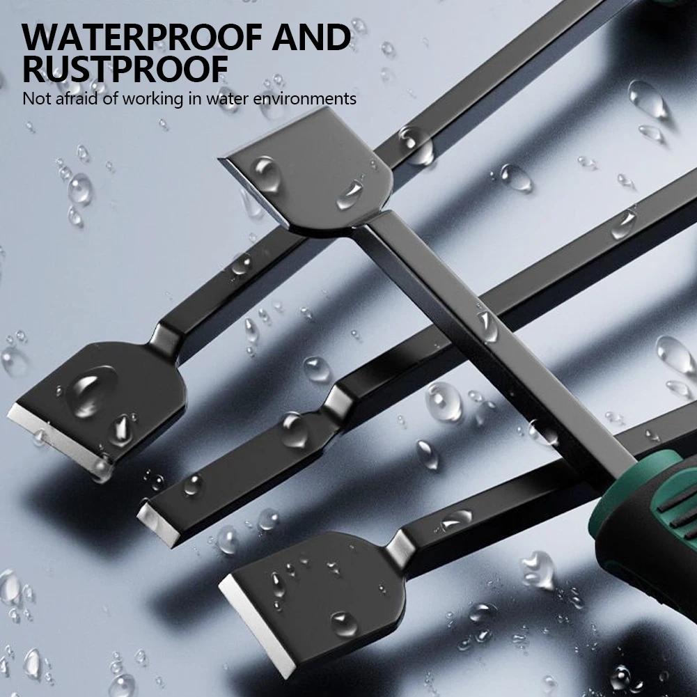 Stahlzylinder Schaberklinge für Automobilanwendung Eisblock Klebstoffentferner Autoreifen Spaltwerkzeug Rasierklinge zum Reinigen und Reparieren