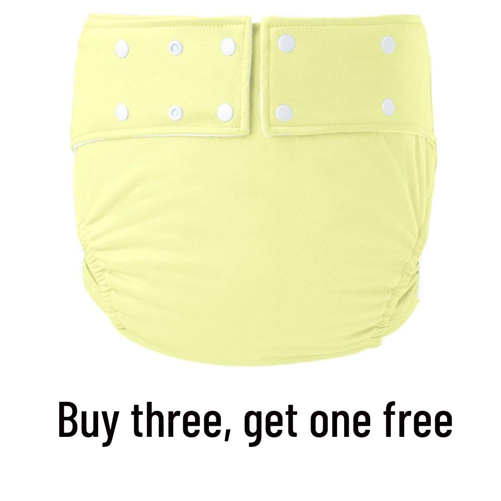 Buckle-Free Washable Adult Diapers with Ice Silk Lining for Seniors
