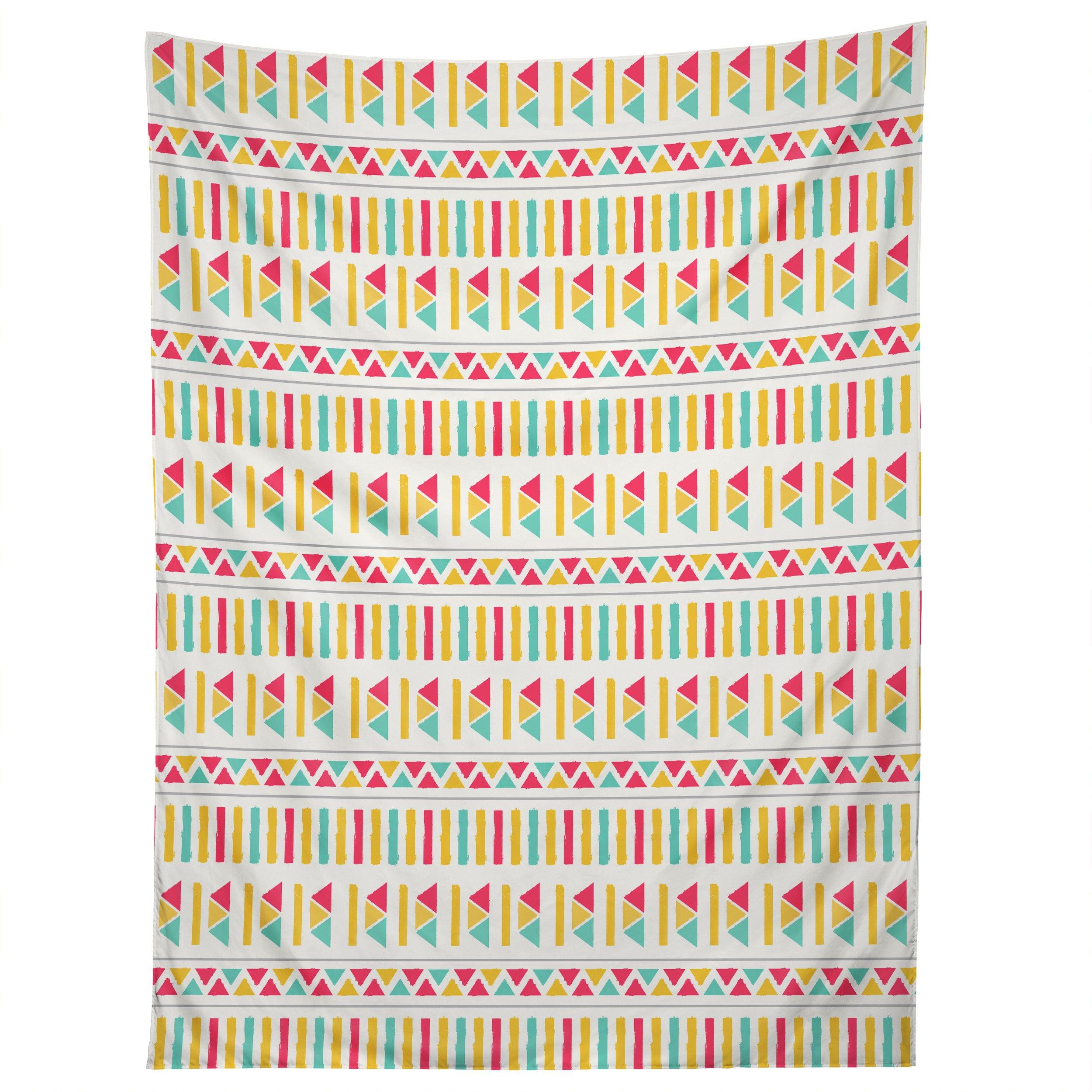SUPER BRIGHT AZTEC tapestry 75x100