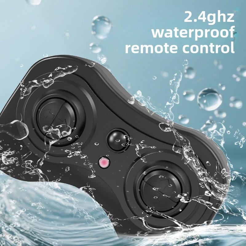 Amphibious Remote Control Car Cyber Off-Road Car Children's Large Bigfoot Car 4WD Drift Boy Pickup