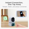 High-Definition 2K Dual-Screen Indoor WiFi Camera with One-Key Call and Pan-Tilt Feature