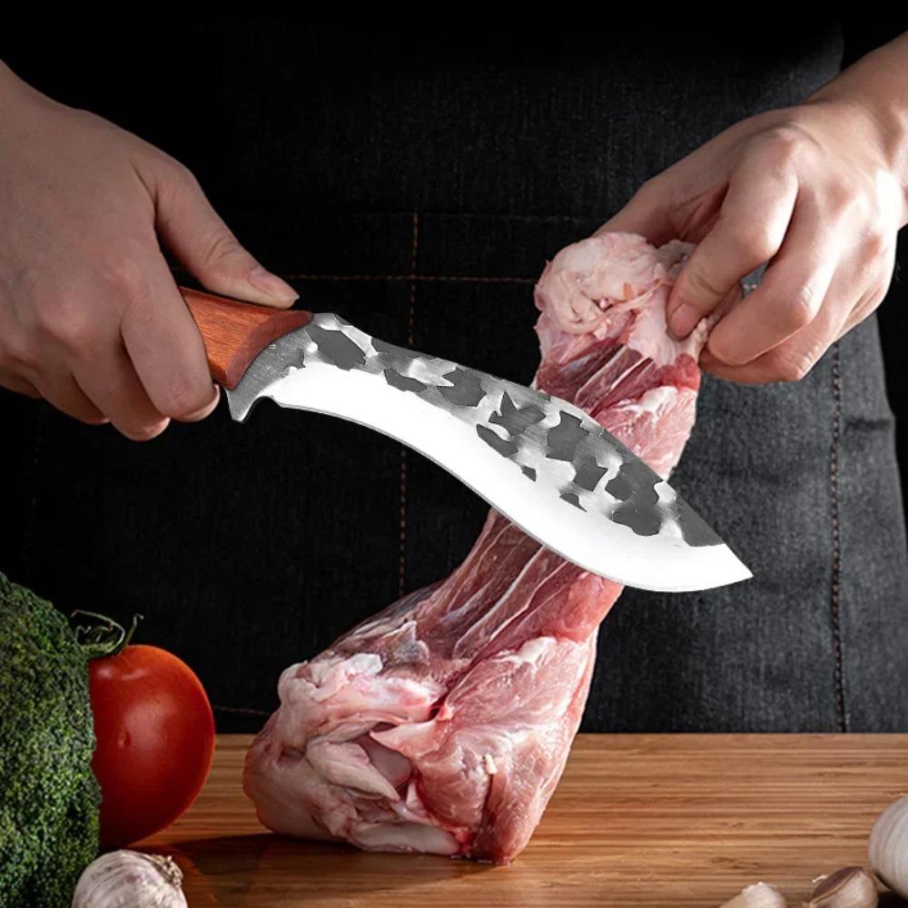 Kitchen Knives Cleaver Meat Chop Vegetable Slicing Fruit Fish Filleting Knife Hand Forge Blade  Boning Knife Chef Cleaver