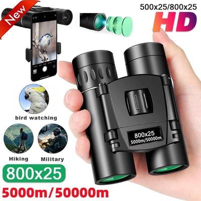 Hd Zoom 5000m/50000m Binoculars Telescope Folding Long-distance Vision Micro Telescope For Camping Outdoor Sports
