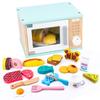 Wooden Simulation Microwave Oven Play House Cut To See Suit Toys